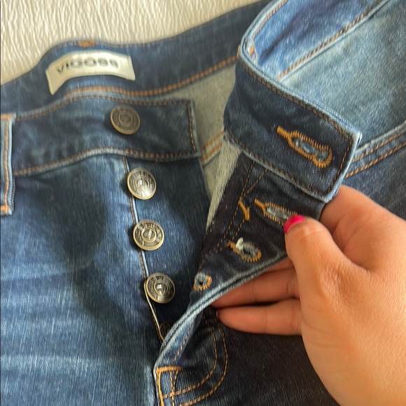 NWT Vigoss FRANKIE SLIM STRAIGHT - DARK WASH - Picture 6 of 7